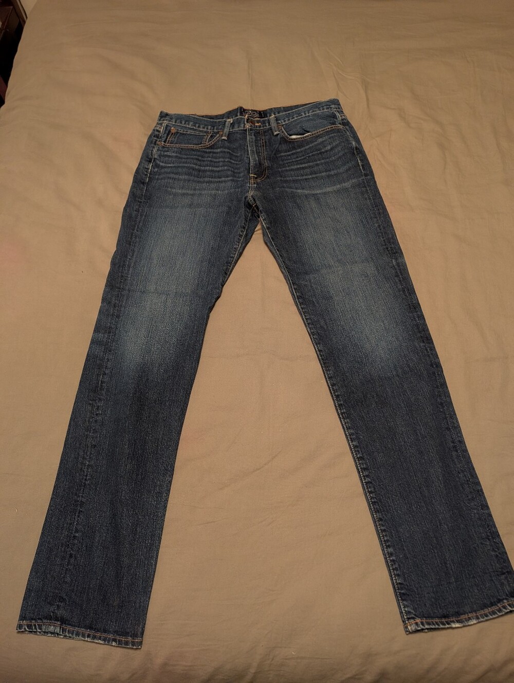 Lucky Brand 121 Heritage Slim Straight Blue Jeans Men’s 36x34